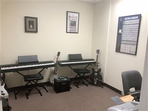 Garner Piano Guitar Lesson Room